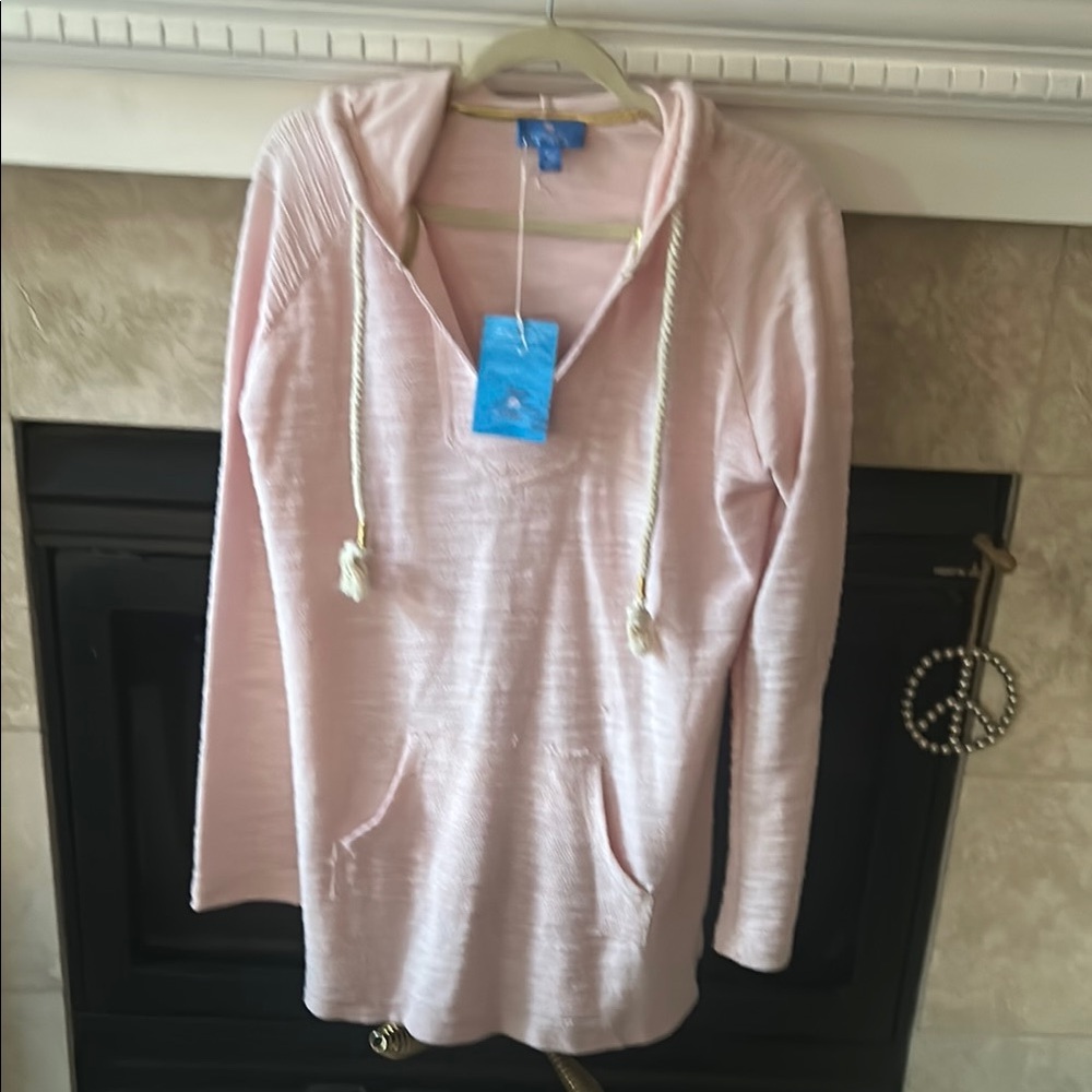 Pretty pink swim cover-up